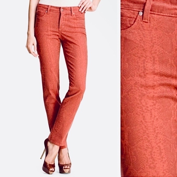 NYDJ Python Print Ankle Jeans - Picture 3 of 16